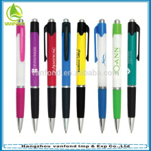 2015 most popular cheap promotion ballpoint pen with soft grip